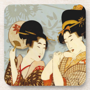 Japanische Kunst-Entwurfs-Untersetzer Getränkeuntersetzer