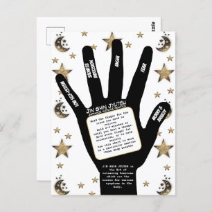 Japanische Kunst harmonisiert Lebensenergie mit de Postkarte