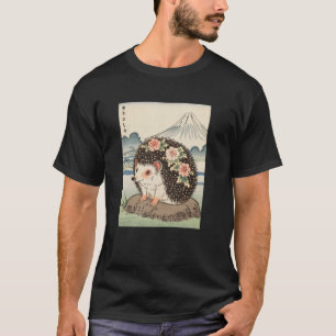 Japanische Kunst Igel Kyosai Vintage Japan Kunstwe T-Shirt