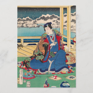 Japanische Kunst individuelle Einladungen