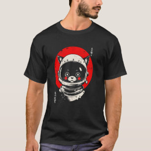 Japanische Kunst Katzen Kawaii Japan Katze Astrona T-Shirt