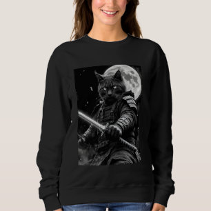 Japanische Kunst Katzen Tee Japan Krieger Retro Ka