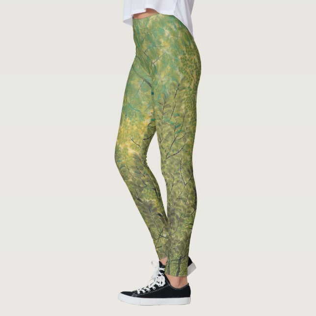 Japanische Kunst-Leggings Leggings (Links)