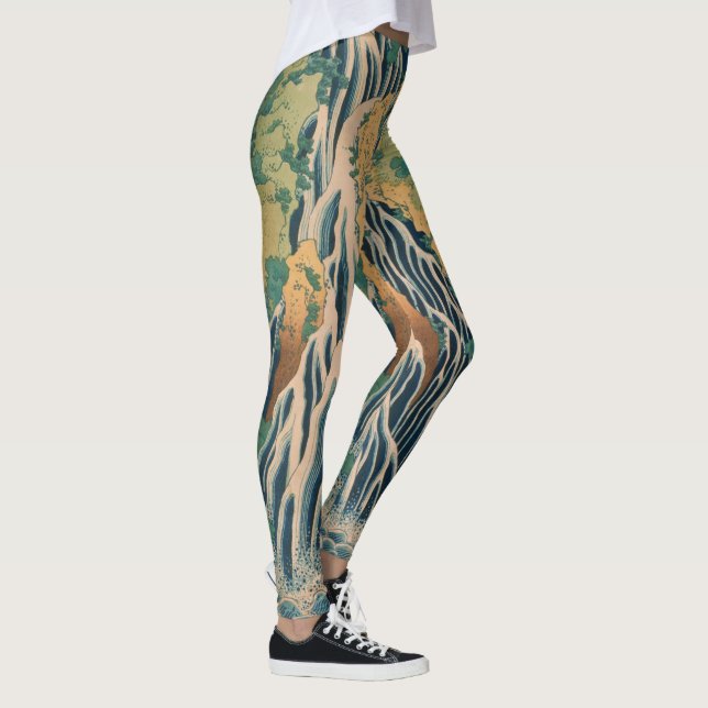 Japanische Kunst-Leggings Leggings (Rechts)