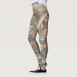 Japanische Kunst-Leggings Leggings