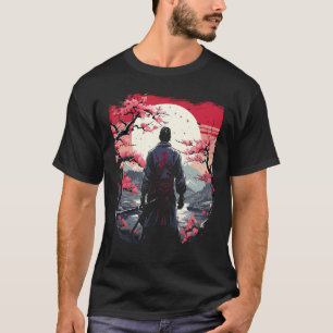 Japanische Kunst Ninja Ukiyo-e Samurai Vintage Kä T-Shirt