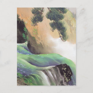 Japanische Kunst-Postkarte Postkarte