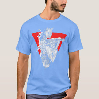 Japanische Kunst Samurai Skull Japan Ninja Shinobi T-Shirt