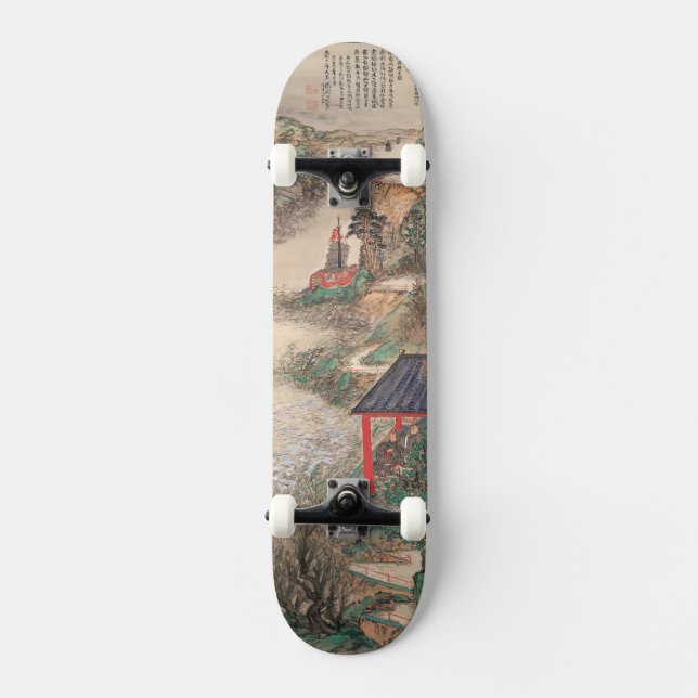 Japanische Kunst-Skateboards Skateboard (Vorderseite)
