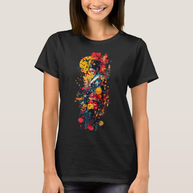 Japanische Kunst T-Shirt (Vorderseite)