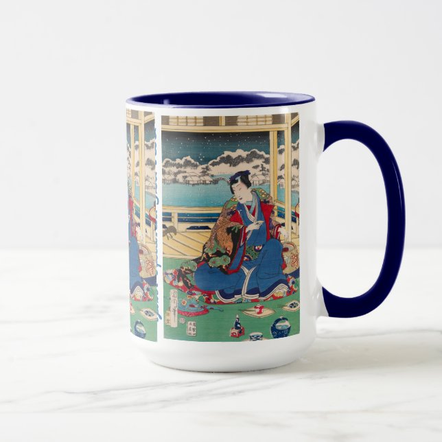 Japanische Kunst-Tasse Tasse (Rechts)