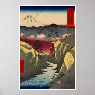 Japanische Kunst Ukiyo-E Poster Utagawa Hiroshige