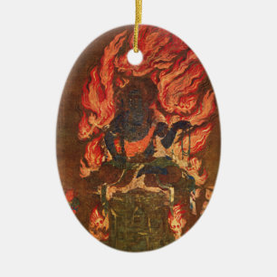 Japanische Kunst-Verzierung Keramik Ornament