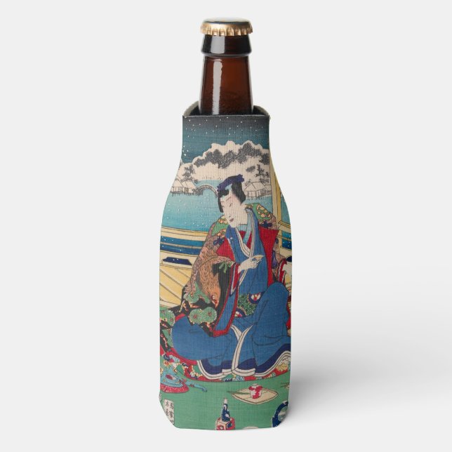 Japanische Kunstflasche cooler Flaschenkühler (Flaschenvorderseite)