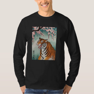 Japanische Kunstwerke Tiger Kyosai Vintag Japan Ar T-Shirt