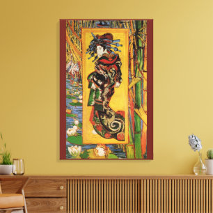 Japanische Kurtisane Oiran von Vincent van Gogh Leinwanddruck
