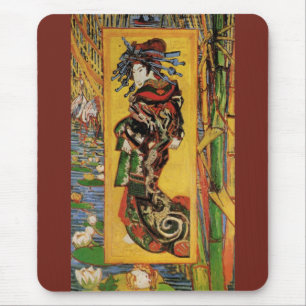 Japanische Kurtisane Oiran von Vincent van Gogh Mousepad