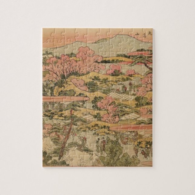 Japanische Landschaft Puzzle (Vertikal)