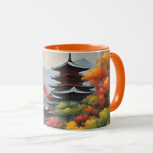 Japanische Landschaft Tasse