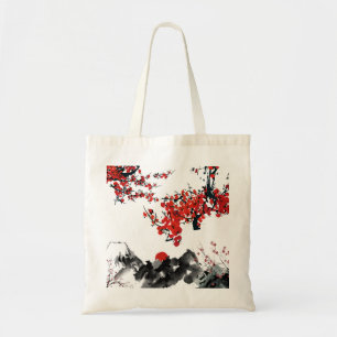 Japanische Landschaft Tote Tag Tragetasche