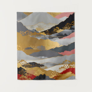 Japanische Landschaft Wandteppich