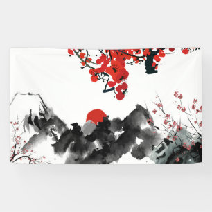Japanische Landschaftsbanner Banner
