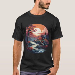 Japanische Landschaftsruhe T-Shirt