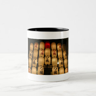 Japanische Laternen Zweifarbige Tasse