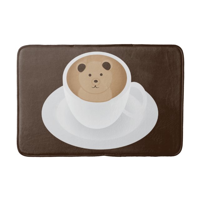 Japanische Latte Art Badematte (Vorderseite)