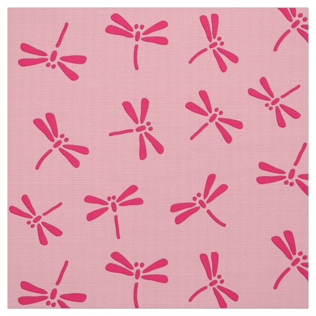 Japanische Libellenmuster, Light Coral Pink Stoff (Muster)