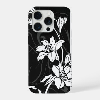 Japanische Lilie klassische Illustration iPhone 15 Pro Hülle