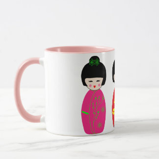 Japanische Mädchen der Tassen-3 Tasse