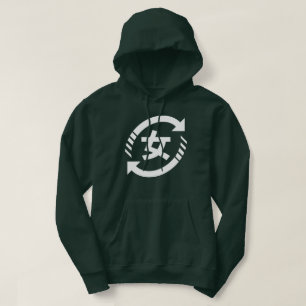 Japanische Mädchen gerecycelt Kanji Nihongo Hoodie