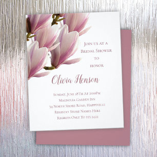 Japanische Magnolie Budget-Junggesellinnenabschied Flyer