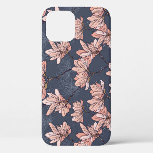 Japanische Magnolienblüten, nahtlos, im Vintage-St Case-Mate iPhone Hülle