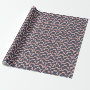 Japanische Magnolienblüten, nahtlos, im Vintage-St Geschenkpapier