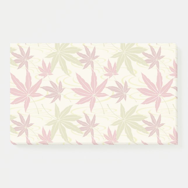JAPANISCHE MAPLE (CREME) POST-IT KLEBEZETTEL (Vorderseite)
