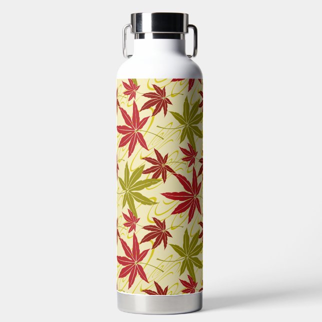 JAPANISCHE MAPLE LEAF (CREME) TRINKFLASCHE (Vorderseite)