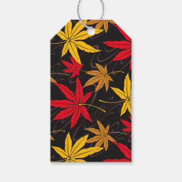 JAPANISCHE MAPLE LEAF (SCHWARZ) GESCHENKANHÄNGER