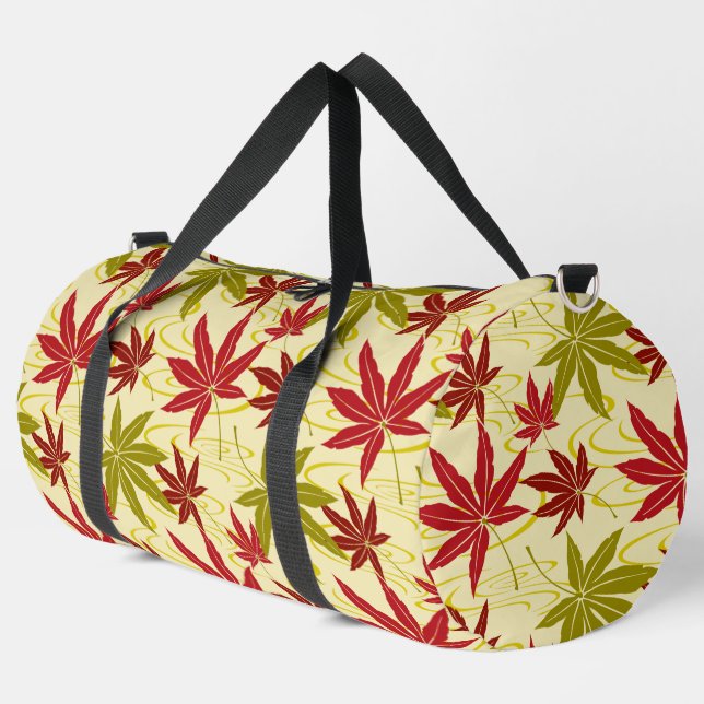 JAPANISCHE MAPLE PATTER IN CREME DUFFLE BAG (Linke Ecke)