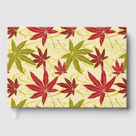 JAPANISCHE MAPLE PATTER IN CREME GÄSTEBUCH