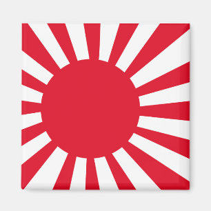 Japanische Marine-Flaggen-T - Shirts und Kleid Magnet