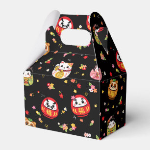 japanische Muster-Partygeschenkbox Daruma Geschenkschachtel