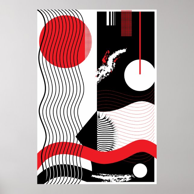 Japanische Nachtkunst Pop Poster (Vorne)