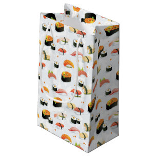 Japanische Nahrung: Sushi-Muster Kleine Geschenktüte