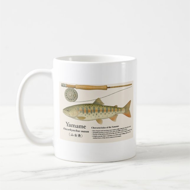 Japanische native Forelle – Yamame Tasse (Links)