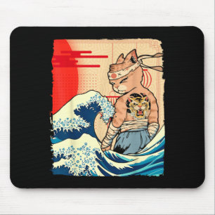 Japanische Ninja-Kunst und japanischer Karate-Juju Mousepad