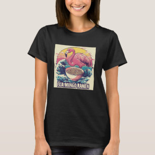 Japanische Noodles Sonnenuntergang Kunst, Dichtung T-Shirt