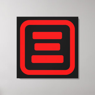 Japanische Nummer drei 三 【San】 Kanji Leinwanddruck