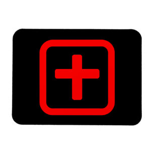 Japanische Nummer zehn 十 【Ju】 Kanji Magnet